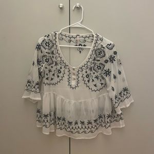 Free People Sheer Top
